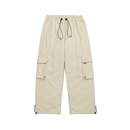 Outdoor Warmth Insulated Straight Leg Cargo Pants for Men